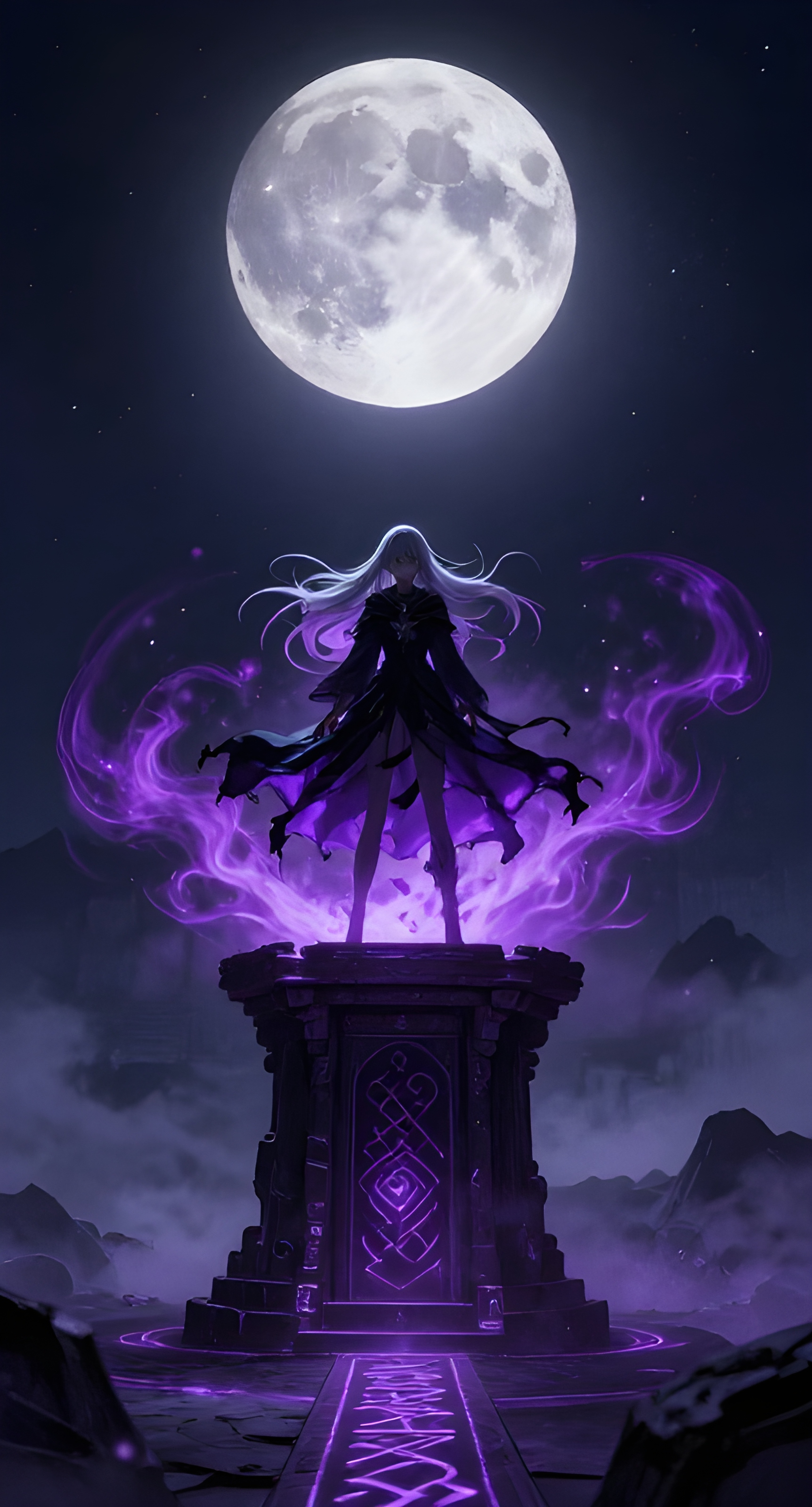 Mystic Night — Anime Wallpaper